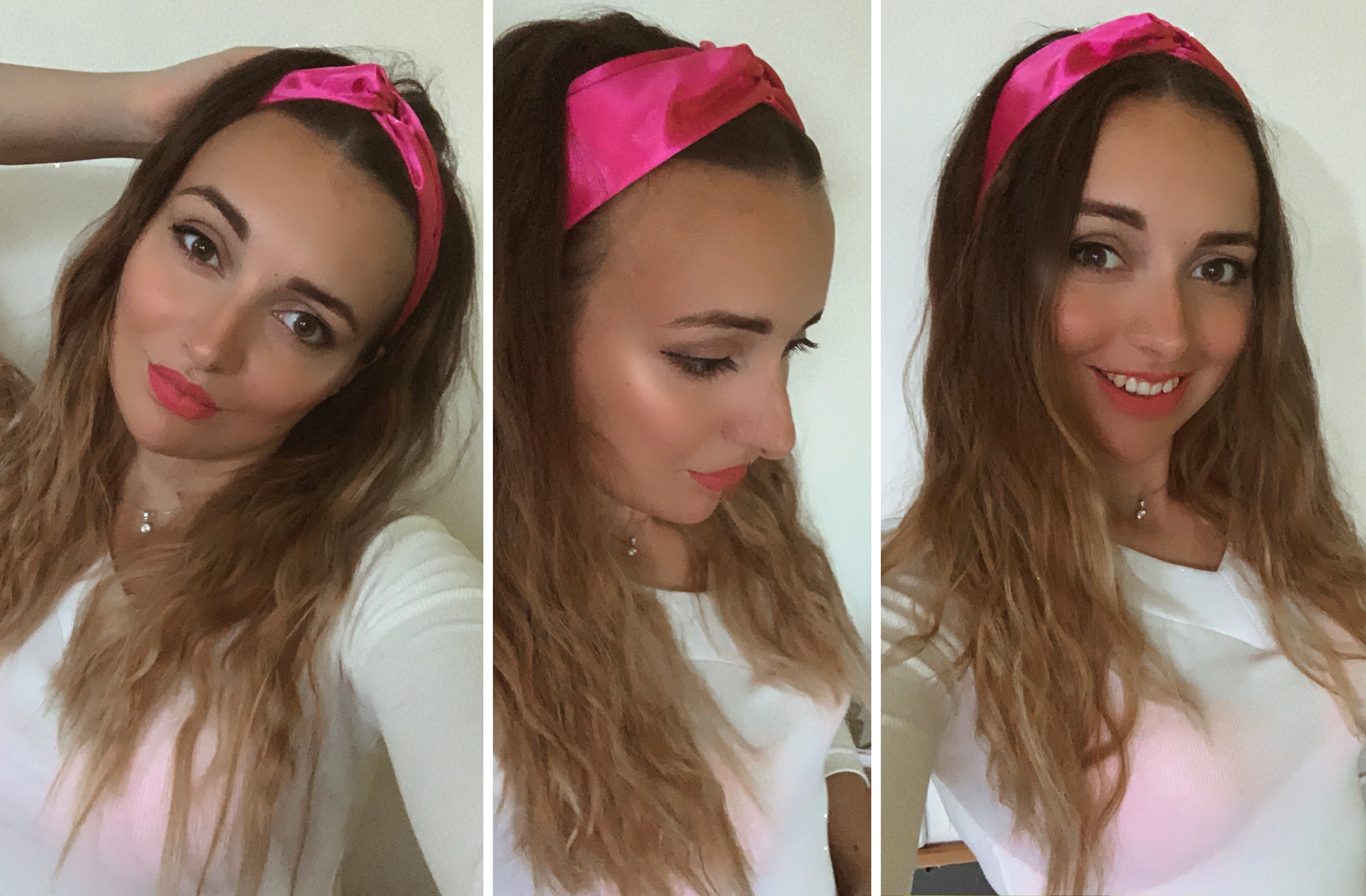 Saténová čelenka Twist - Merry Whatever