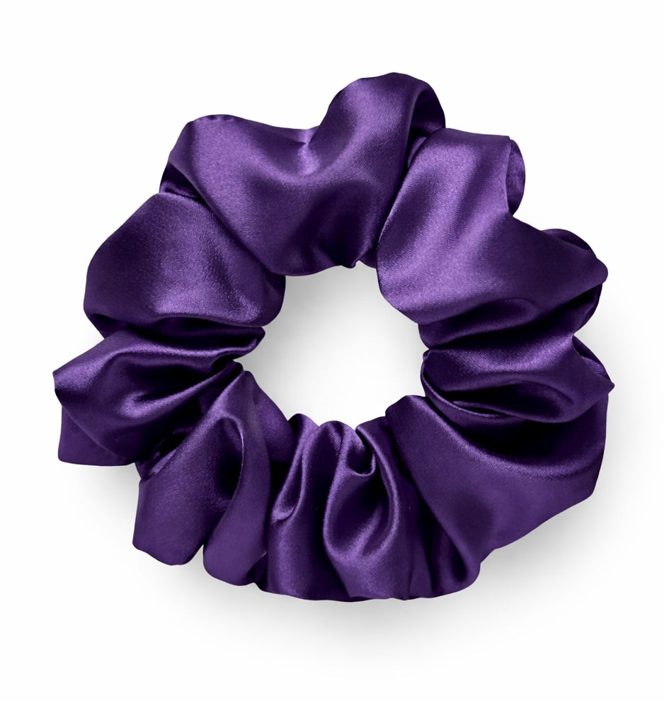 Saténová scrunchie - Orchid