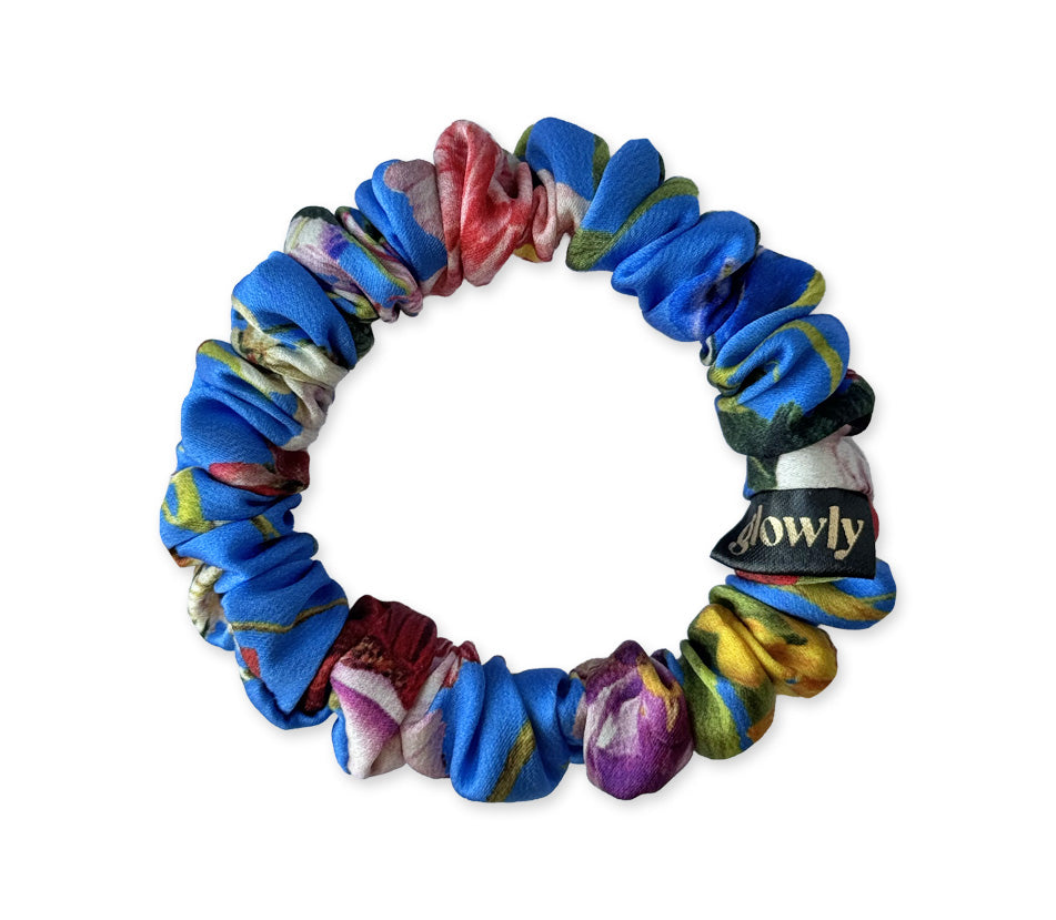 Mini hedvábná scrunchie - Millefiori