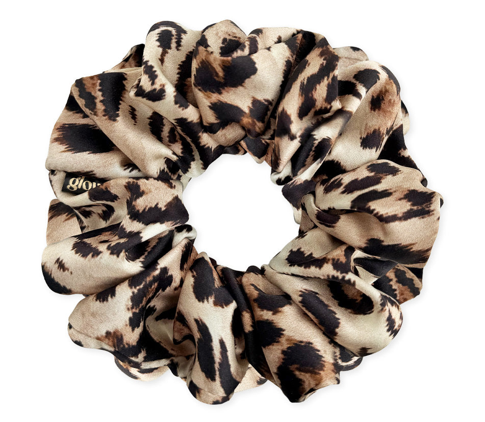 Hedvábná scrunchie - Savanna