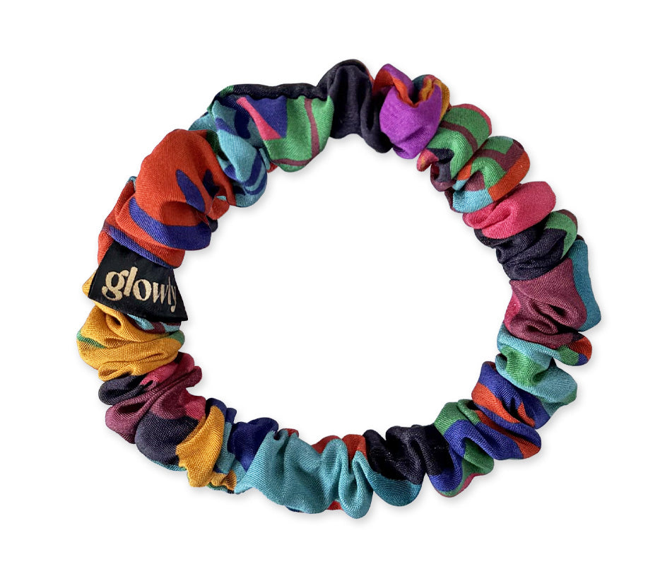 Mini hedvábná scrunchie - Mosaico