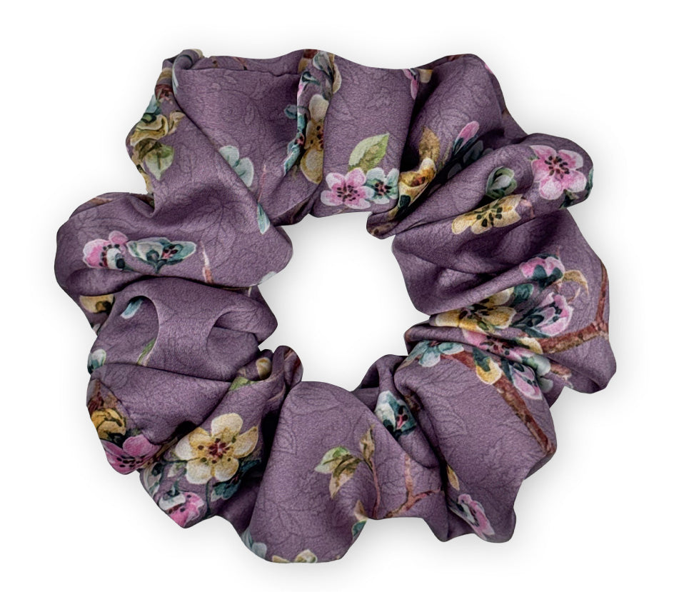Hedvábná scrunchie - Blushie