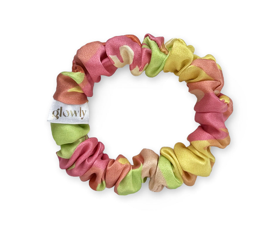 Mini hedvábná scrunchie - Aloha