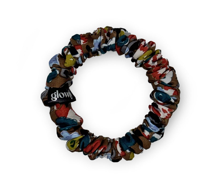 Mini hedvábná scrunchie - Joyful