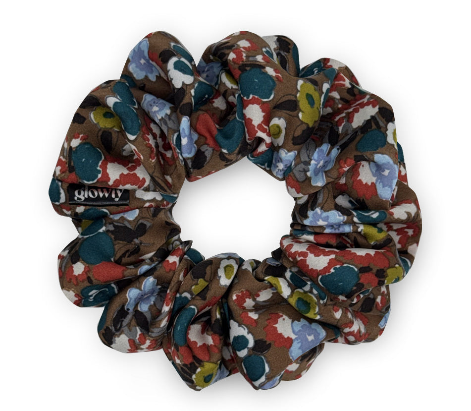 Hedvábná scrunchie - Joyful