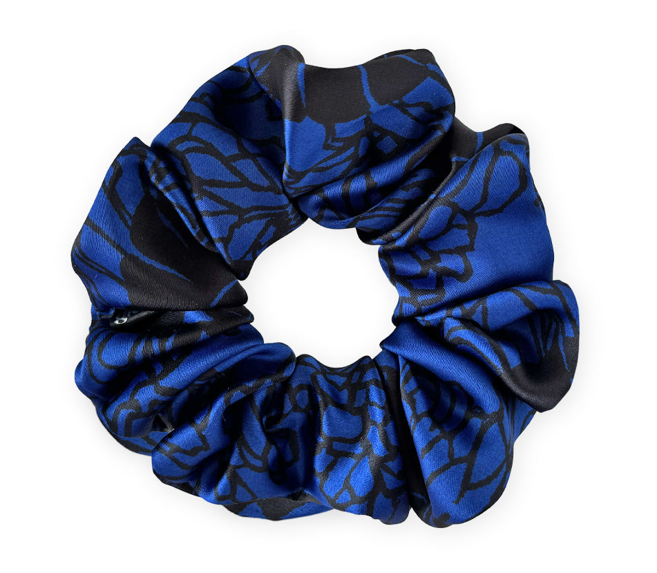 Haargummi aus Satin – Sonnengelb