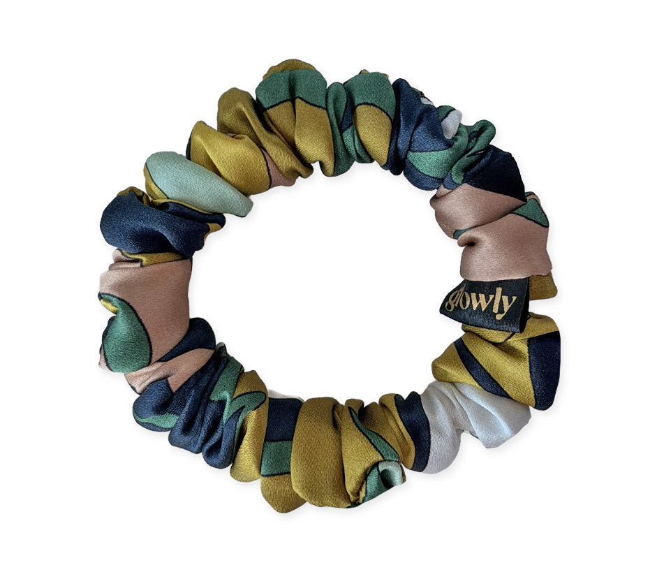 Mini hedvábná scrunchie - Mosaic