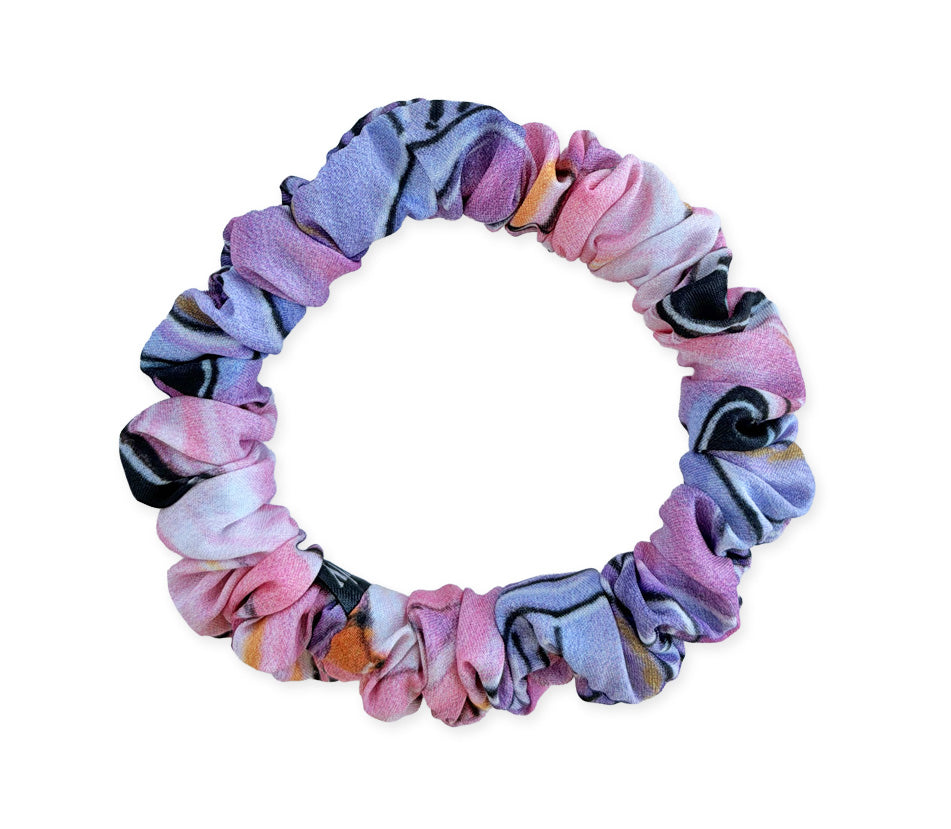 Mini hedvábná scrunchie - Pastel