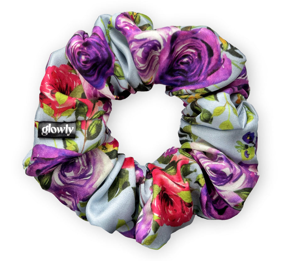 Hedvábná scrunchie - Charm