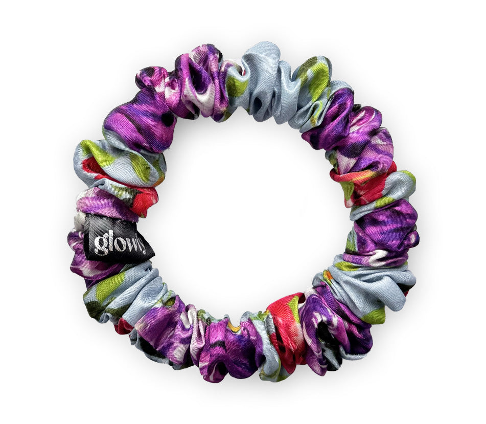 Mini hedvábná scrunchie - Charm