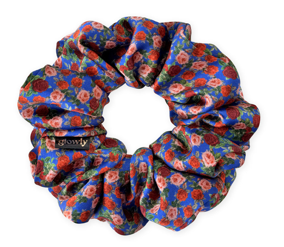 Hedvábná scrunchie - Rosa Blu