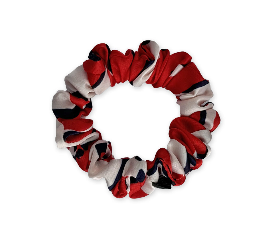 Mini saténová scrunchie - Sailor spirit