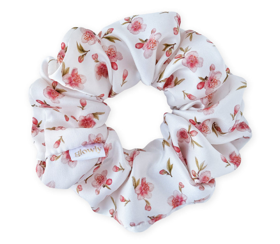 Hedvábná scrunchie - Sakura