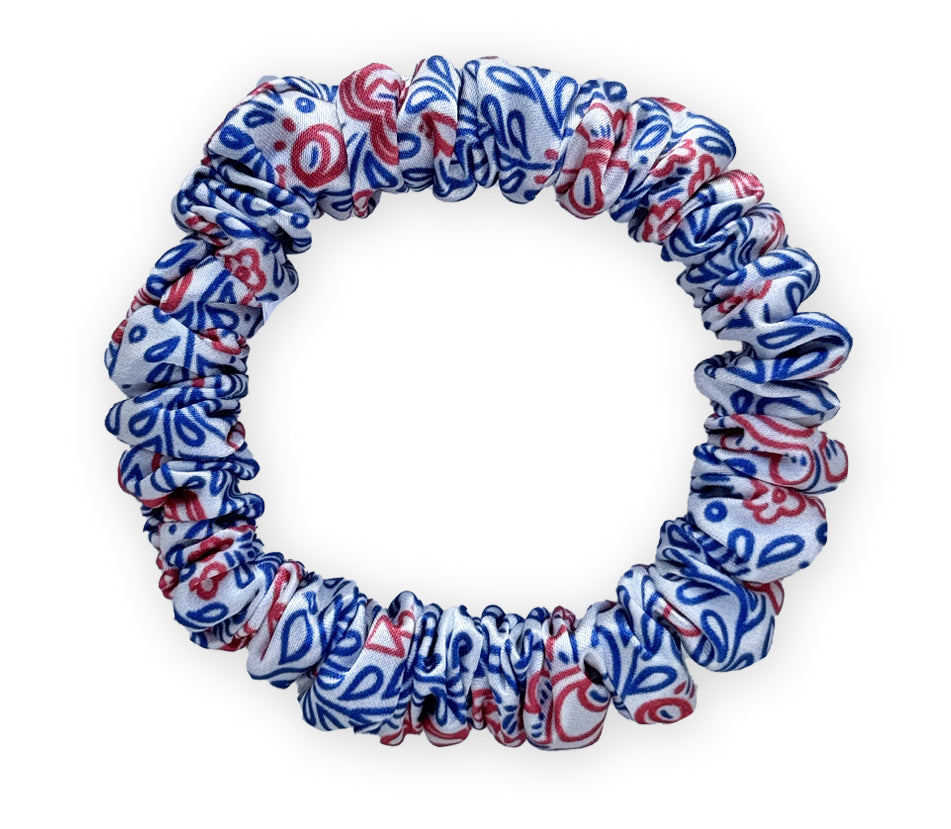 Mini saténová scrunchie - Slovanka