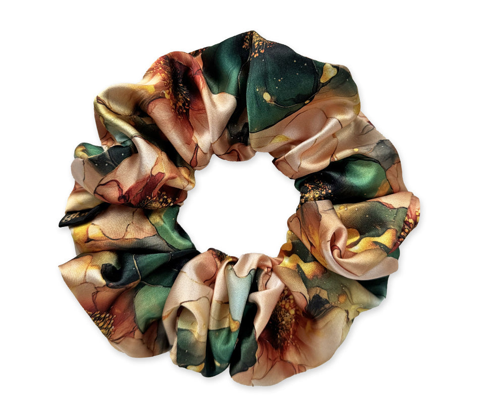 Saténová scrunchie - Cuprum