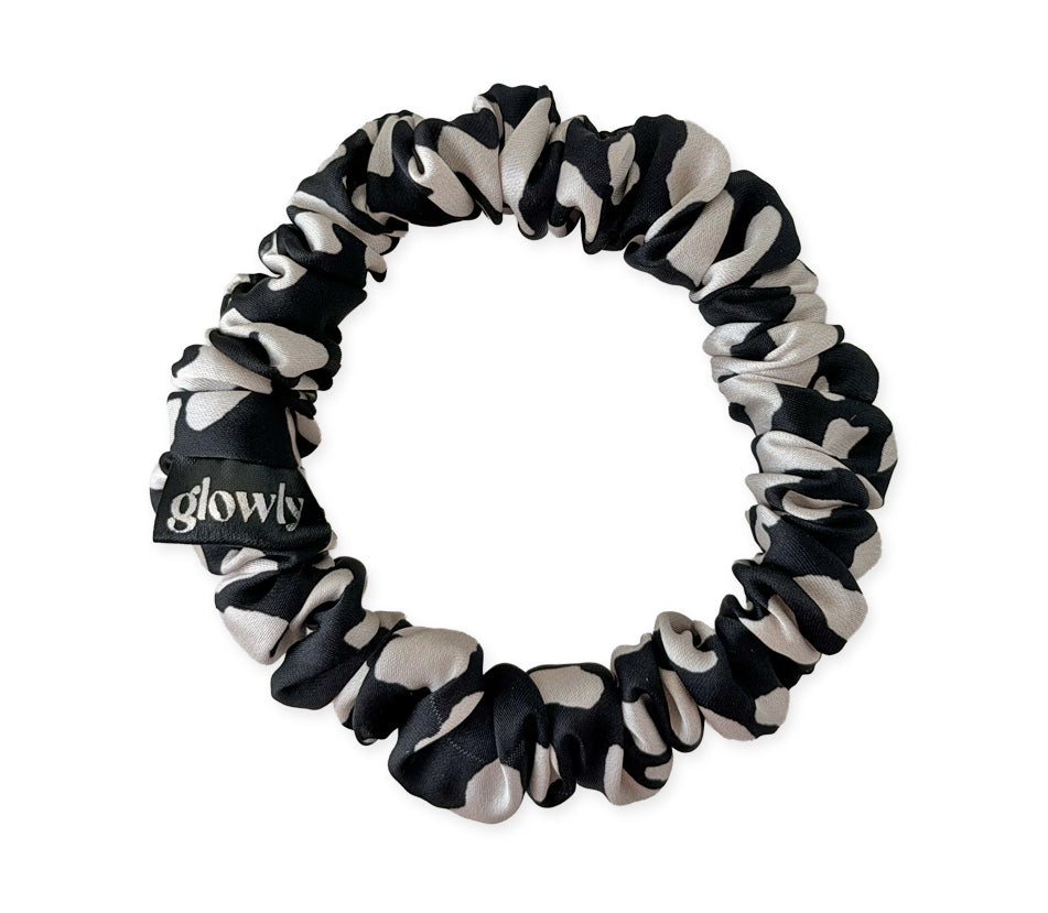 Mini-Seidenhaargummi – Noir Drop