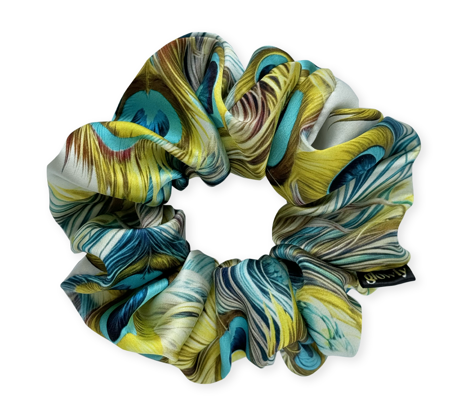 Hedvábné scrunchies