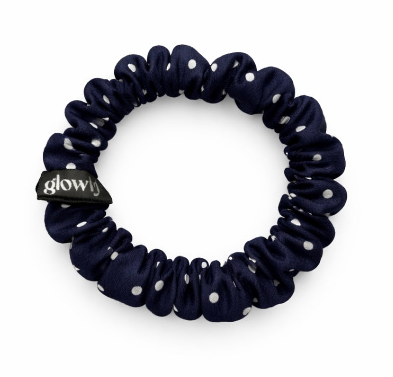 Mini hedvábná scrunchie - Moonlight