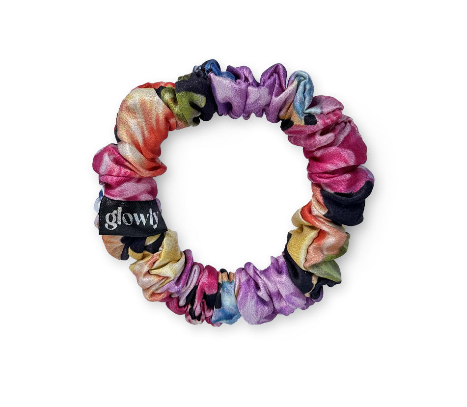 Mini hedvábná scrunchie - Giardino