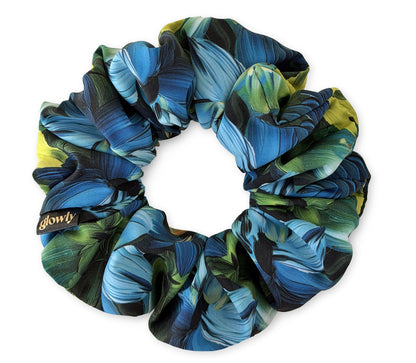Hedvábná scrunchie - Rainforest Parrot