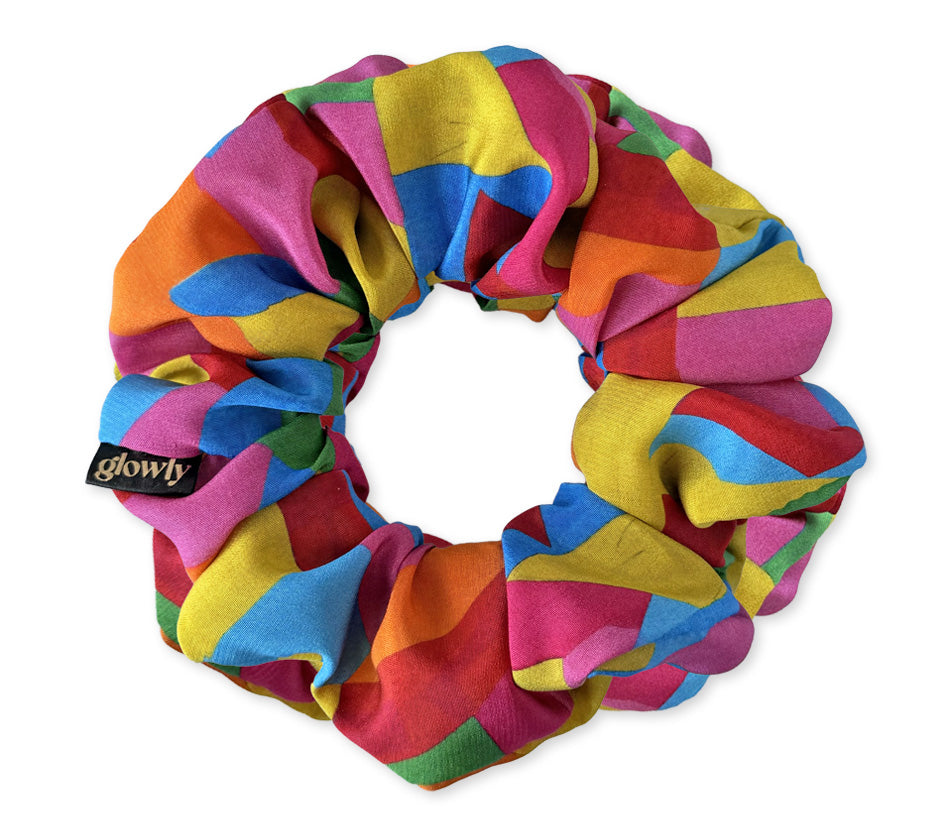 Hedvábná scrunchie - Festa