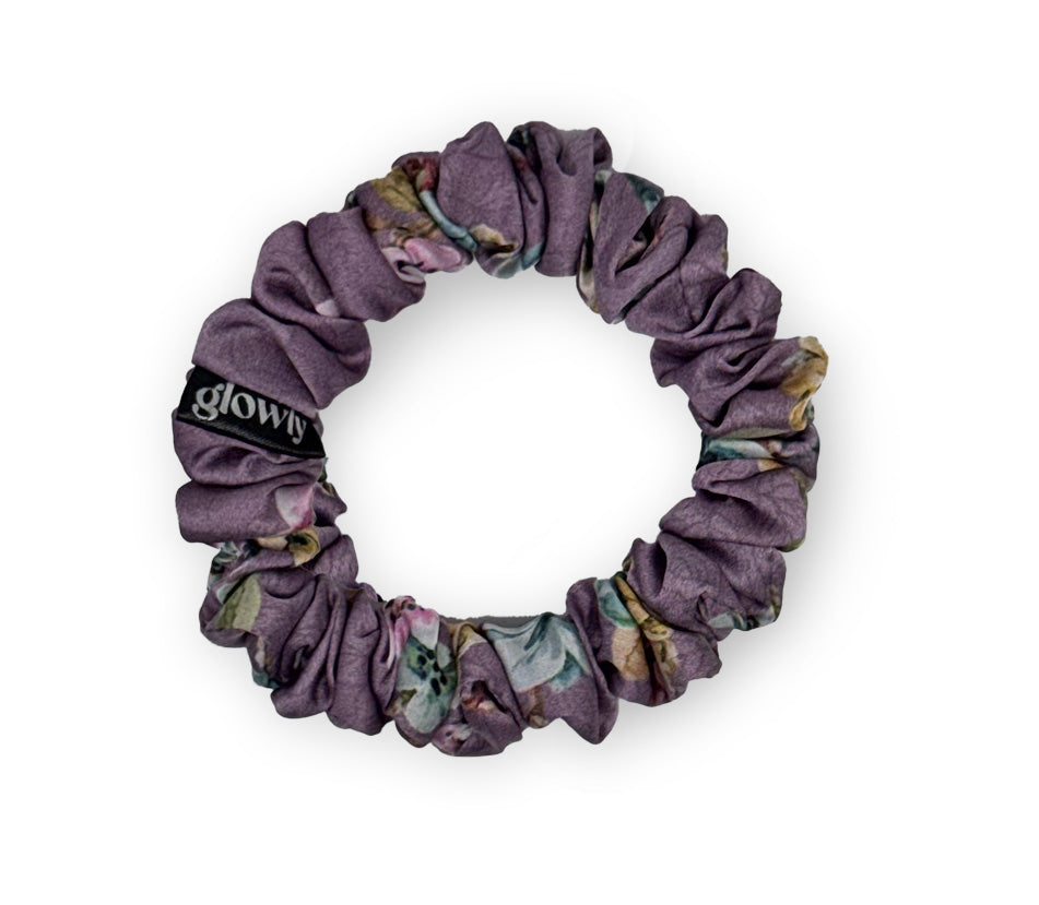 Mini hedvábná scrunchie - Blushie