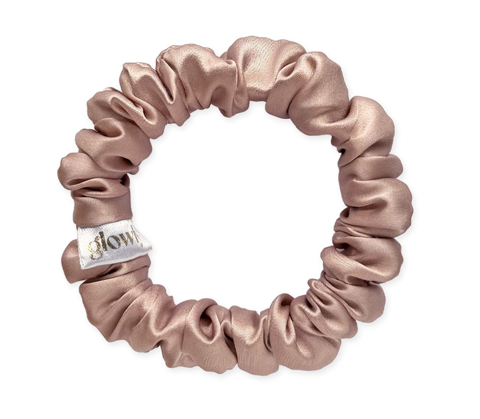 Mini hedvábná scrunchie - Dusty