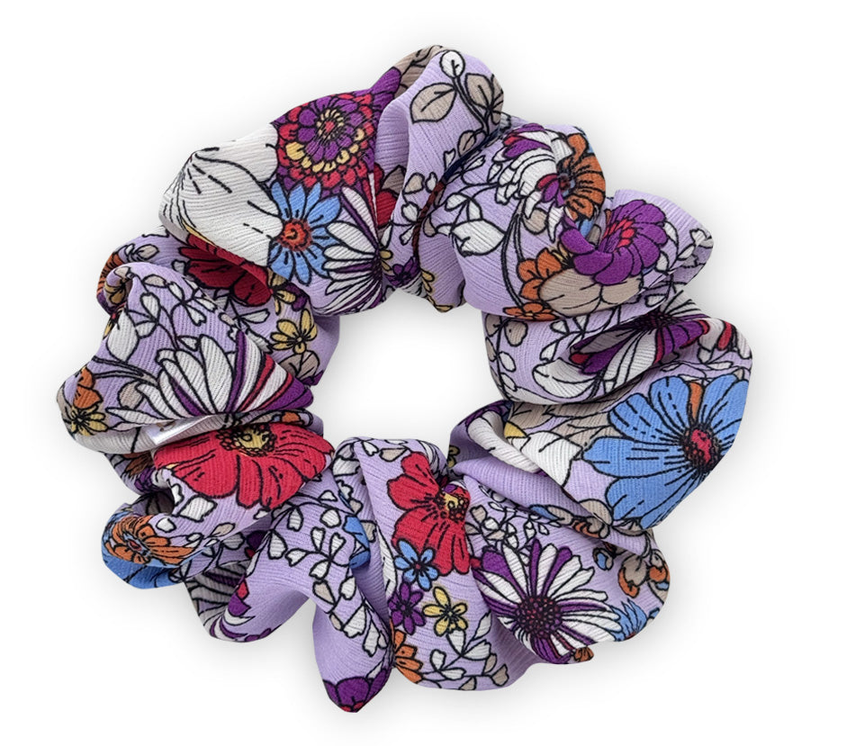 Scrunchie - Bloomy Violet
