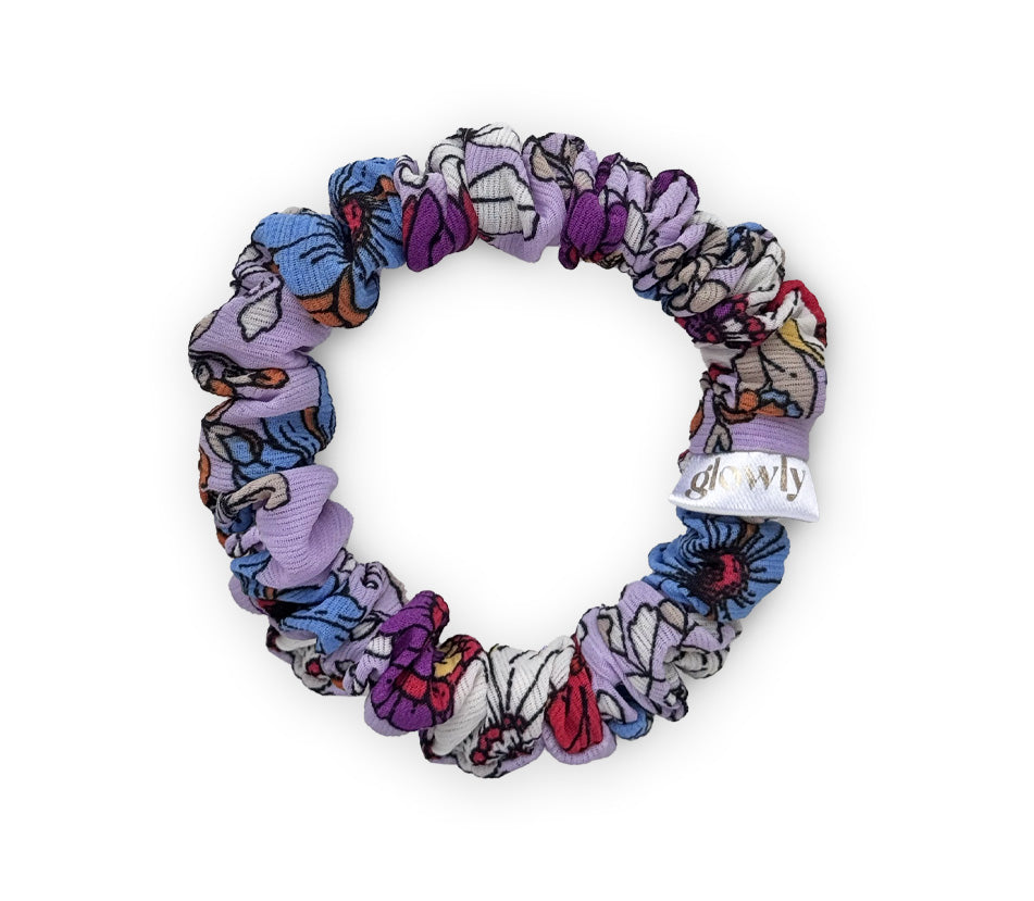 Mini scrunchie - Bloomy Violet