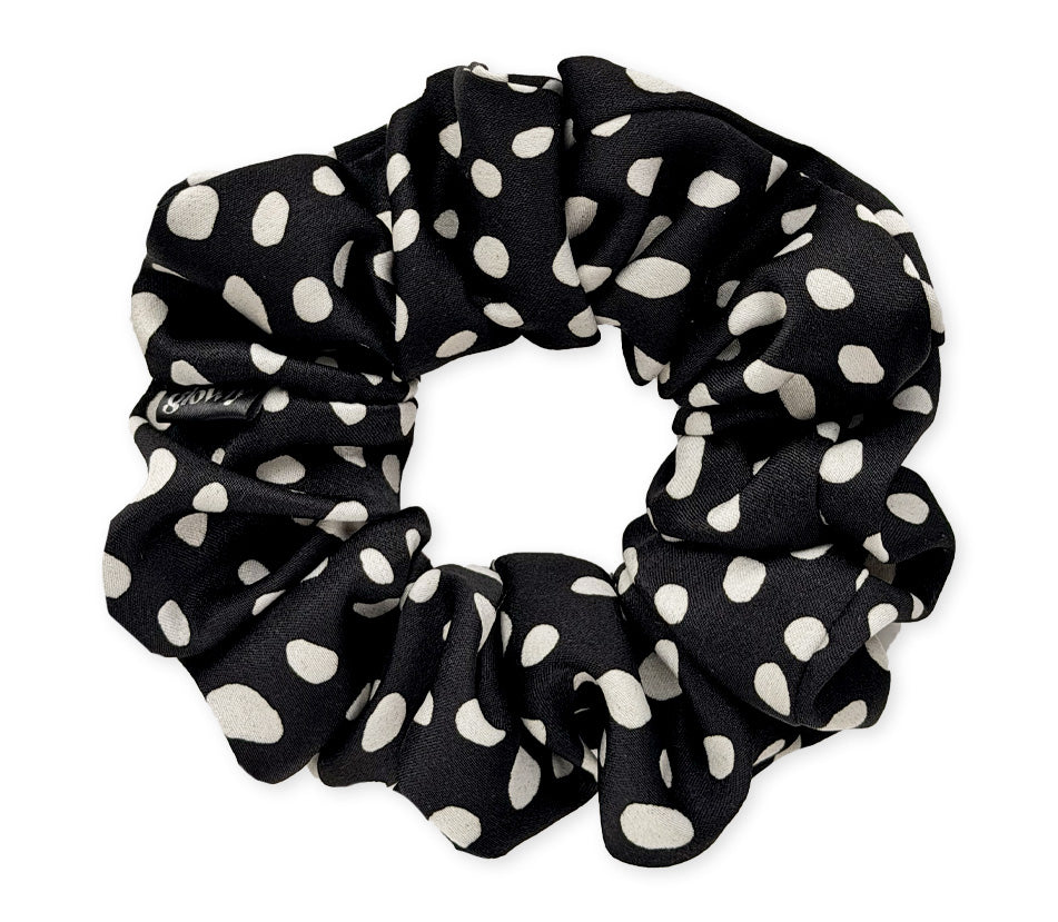 Saténová scrunchie - Ink