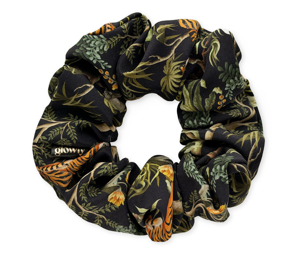 Hedvábná scrunchie - Jungle