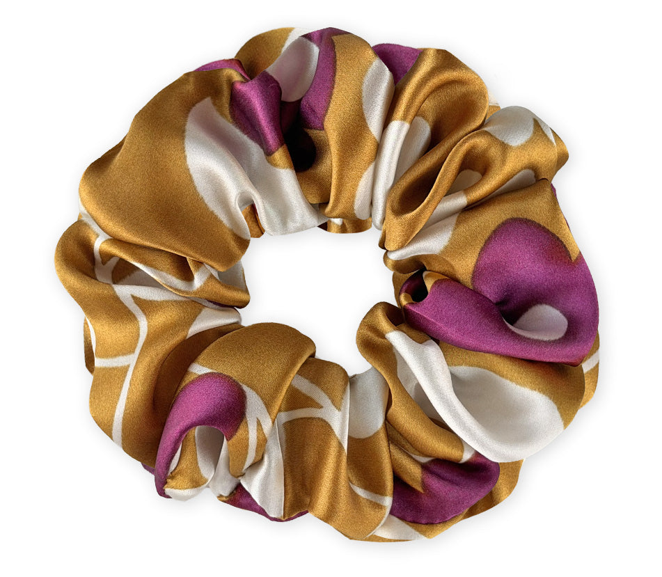 Hedvábná scrunchie - Murano