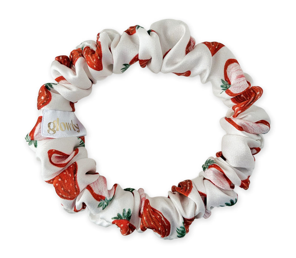 Mini hedvábná scrunchie - Fragola