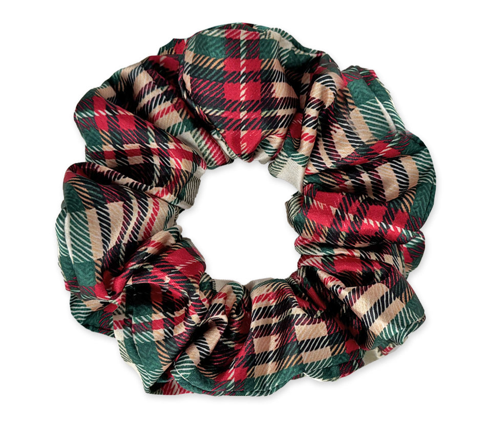 Saténová scrunchie - Advent