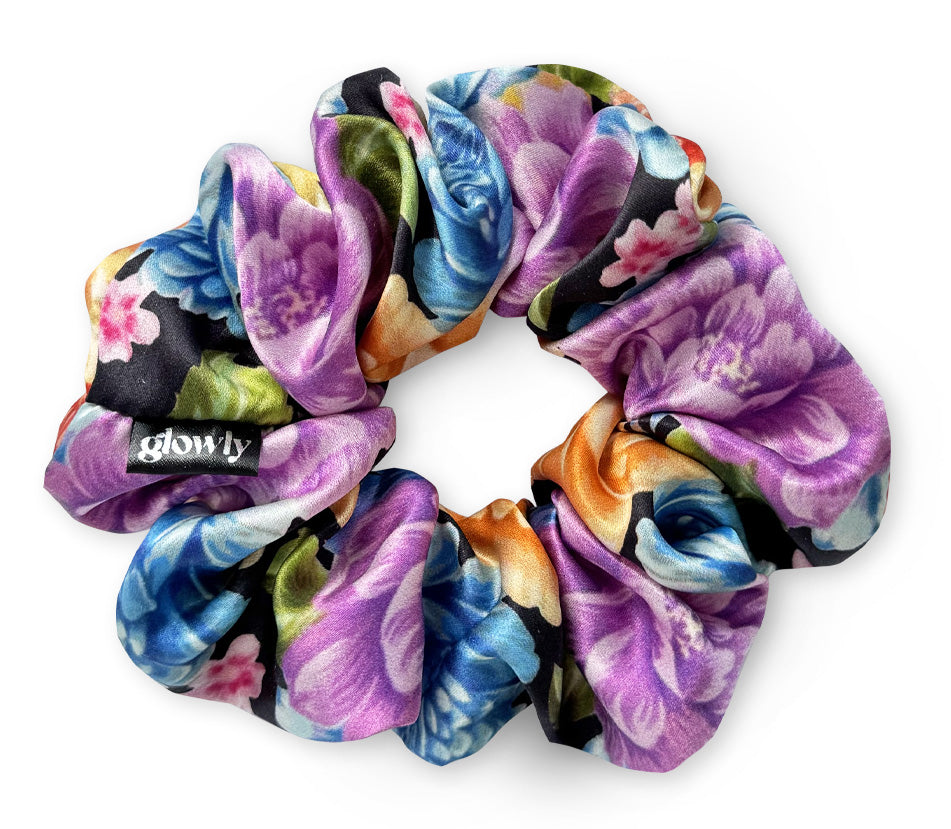 Hedvábná scrunchie - Giardino