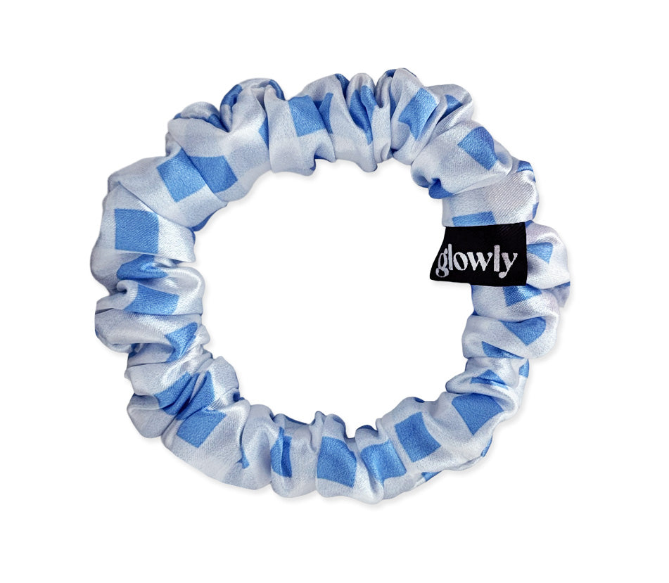 Haargummi aus Satin – Sonnengelb