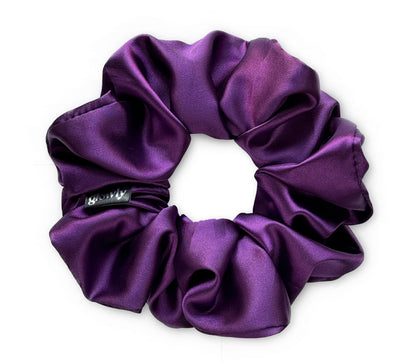 Saténová scrunchie - Perfect plum