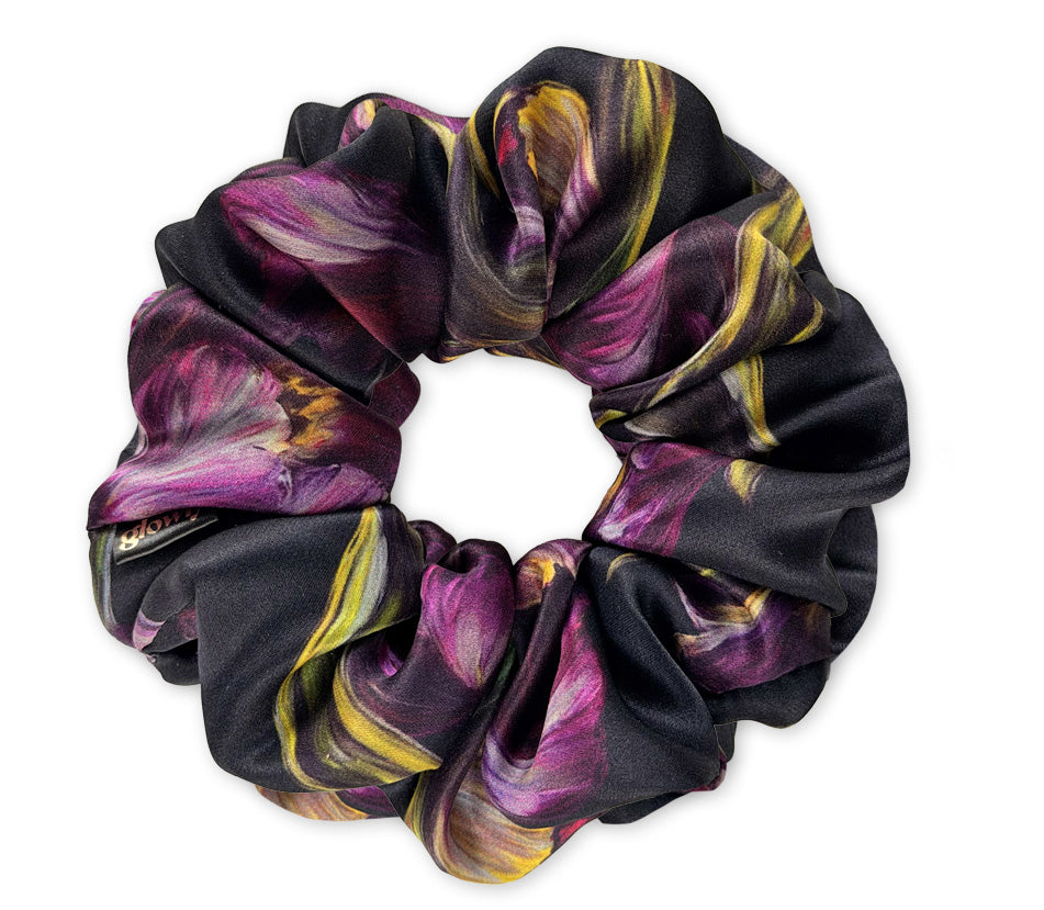 Hedvábná scrunchie - Tulipa