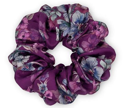 Glowly hedvábná gumička vínová